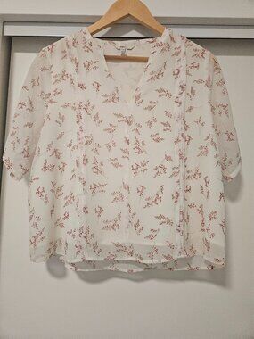 RW&CO Floral Blouse - Size Medium
